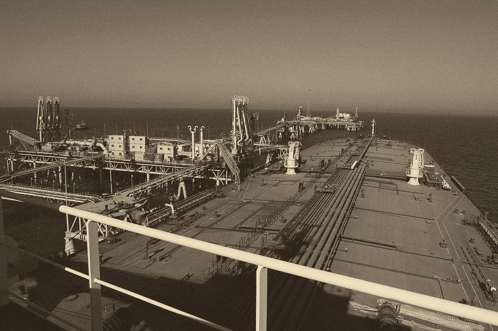 An oil tanker loads crude at Iraq's Al Basrah terminal in the Gulf (file photo).
