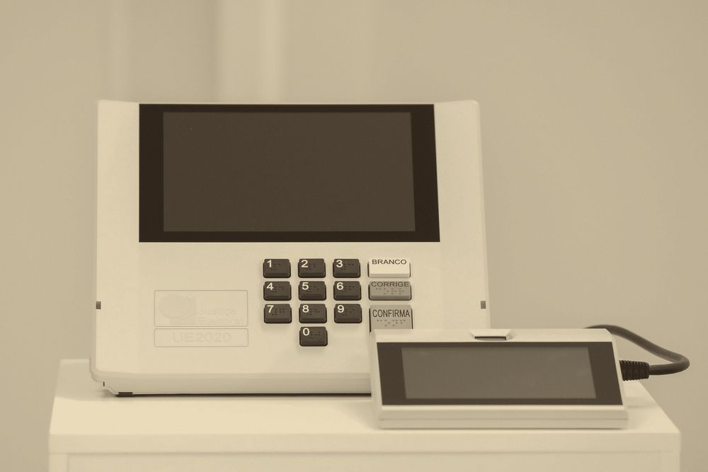 A Brazilian voting machine, 2020 model (file photo).