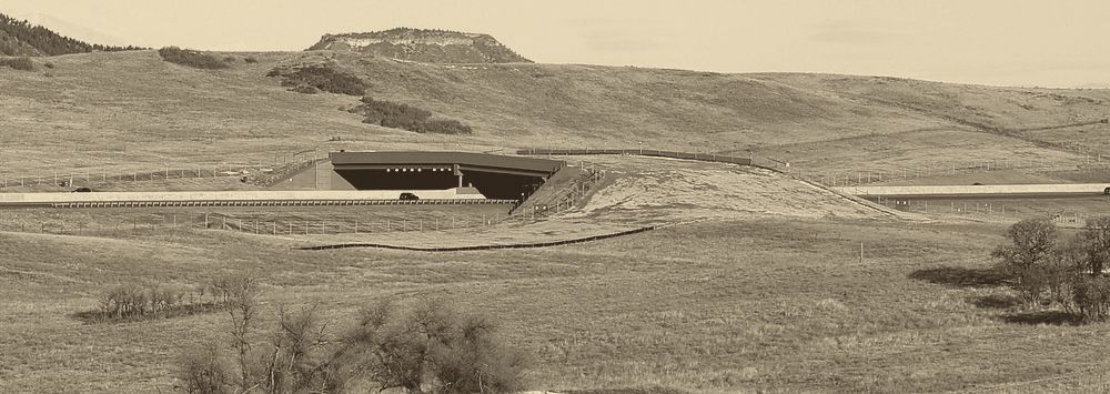 The Greenland overpass over I-25 in Colorado (file photo).