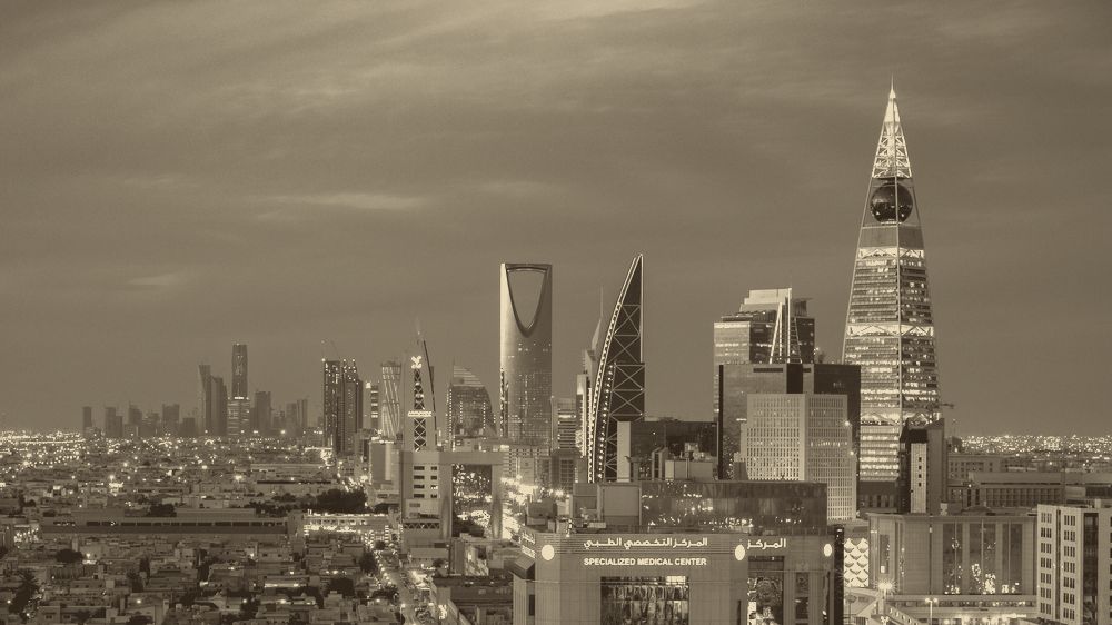 The Riyadh skyline at dusk (file photo).